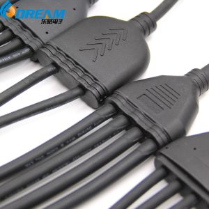 Customized Waterproof Connection Line Solutions for Tunnel Lights/garden Lights