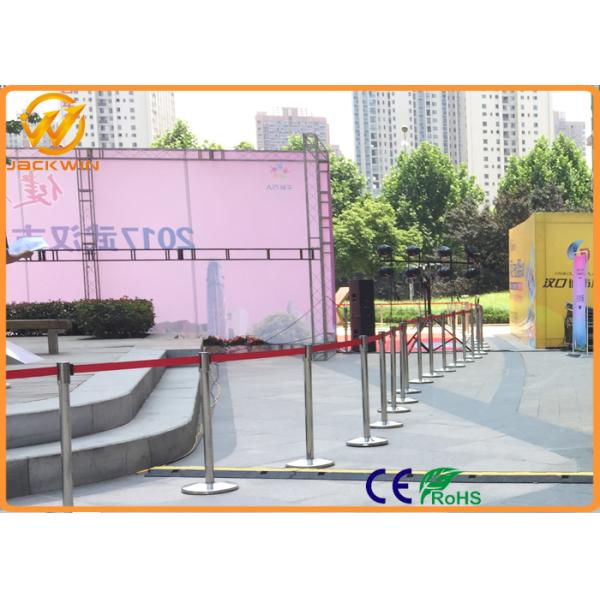 Airport Stainless Steel Queue Crowd Control Barrier Retractable Queue Rope Barrier Line