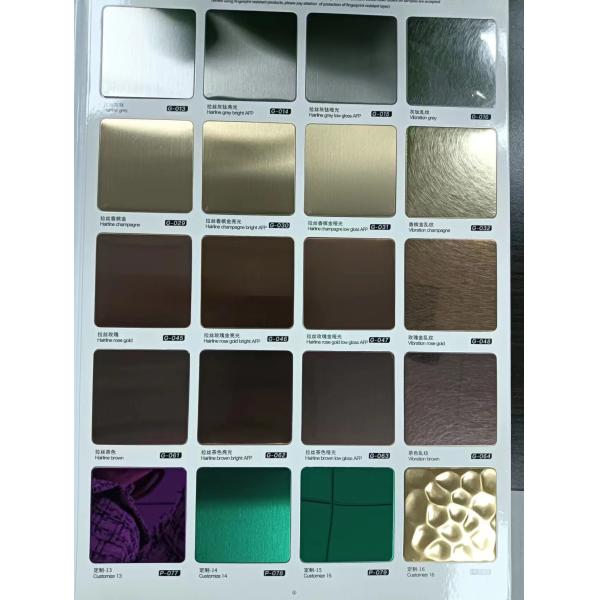 Decorative AISI Stainless Steel Sheet Coil 201 420 430 Super Mirror 8K Finish 300mm