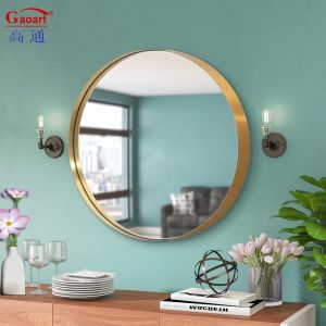 Home Wineshop Decoration Full Length Black Frame Wall Mirror with Customized