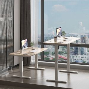 Adjustable Walnut Wooden Grain Laptop Desk for School Students Mail Packing Y 80