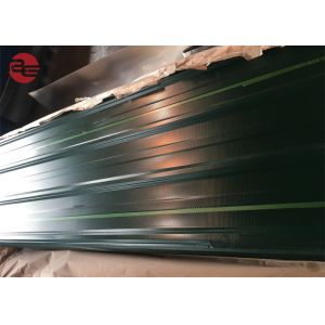 Astm A653 Corrugated Roof Sheets With Zinc Coating 40 - 200g / M2 Roof