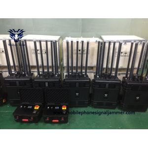 20 - 6000Mhz VIP Protection Defence Vehicle Bomb Jammer High Power All Cell