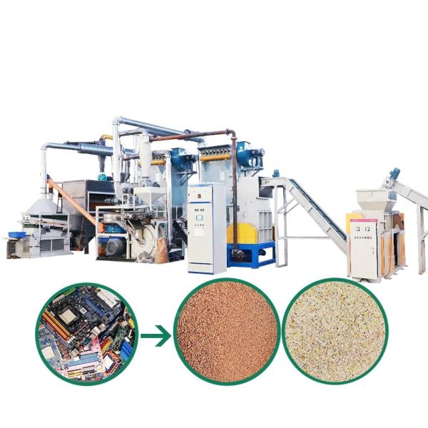 Customized Air Flow Separator PCB Board Recycling Machine for Copper and Resin