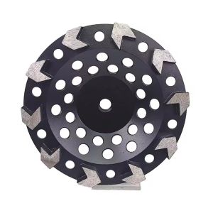 5'' 125mm 8S Arrow Segments Diamond Grinding Abrasive Cup Wheels For Handheld