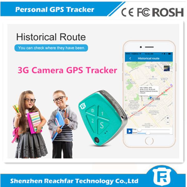 Quality newly released 3G gps tracker with fall alarm camera sos panic call and free app web platform real time tracking for sale
