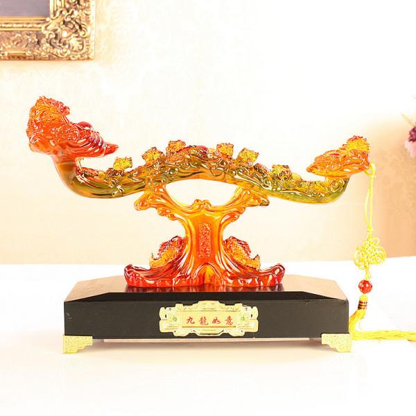 Quality Nine dragon ruyi resin crafts for sale