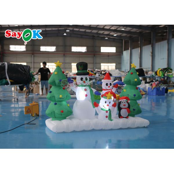 Large Outdoor Lighting Snowman Santa Blow Up Christmas Tree Inflatables Yard Decorations