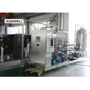 Continuous Syrup Control Not Cold Bottle Filling Machine For Sparkling Beverage