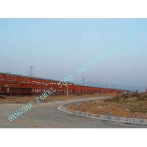 Mining Warehouse Prefab Steel Buildings Pre Engineered Multispan ASTM Standards