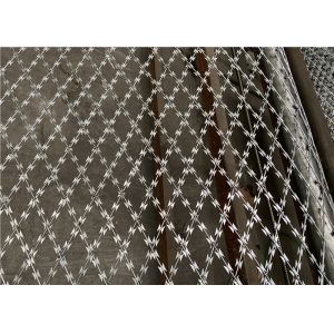 Wholesale Hot Dipped Galvanized Welded BTO18 Razor Wire Mesh 100mm*100mm Aperture from china suppliers