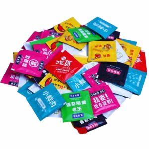 AC220V PE Glove Folding Packing Machine Multifunctional Four Side Sealing