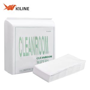 OEM 50gsm White Non Woven Cleanroom Wipers For Low Linting Applications