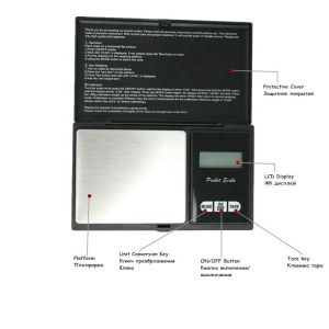 High Precision Professional Mini Scales 500g 0.01g Digital Pocket Scale Jewelry