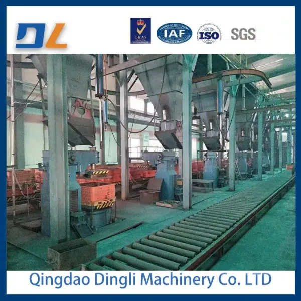 Clay Sand Horizontal Sand Box Molding Line