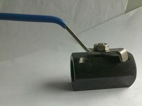 1-pc Hexangular Carbon Steel Ball Valve CF8 CF8M