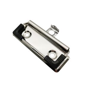 Rectangular Clipboard Clips Metal Notepad Clips 70*30mm With Corner Guards And