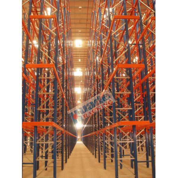 2500 Kg Max Load Pallet Rack Shelving Powder Coating For Third Party Distribution Centers