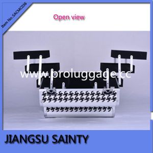 SACMC036 beautiful pattern printing PU designer cosmetic case