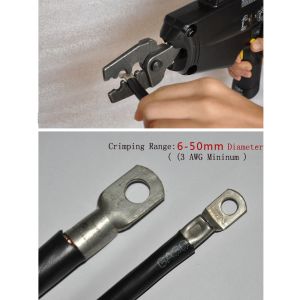 Electrical Powered Wire Terminals Crimper Handheld Automatic Crimping Tool 220V