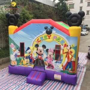 Minnie Mouse Inflatable Bounce House Inflatable Mickey Jumping Castle For Kids