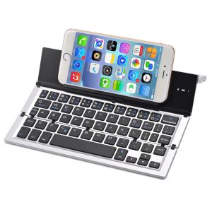 Buy cheap Folding Keyboard Portable Foldable Wireless Bluetooth Keyboard Aluminum Alloy from wholesalers