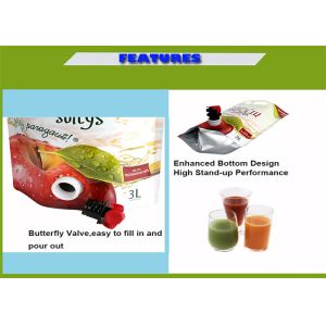 Gravure Printing Stand Up Pouch With Spout Spout Pouch With Stand Up Design