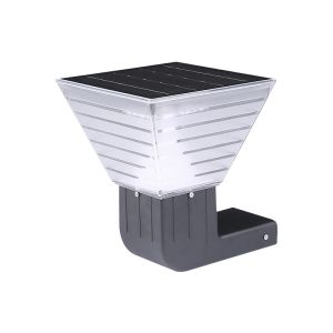 20W Square Deck to Dawn Solar Powered Wall Lights Upgraded Solar Fence Lamp