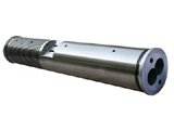 Conical Dual-hole Bimetallic Injection Twin Screw Top Barrel for Extruder, Dia.