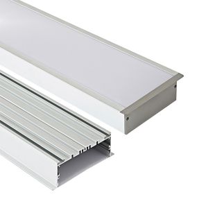 LED Strip Light Aluminum Channel Recessed Plaster LED Profile Customized