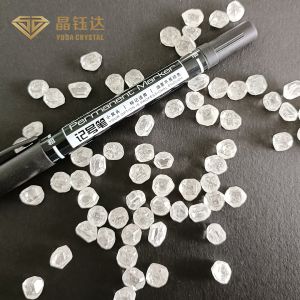 1.0 1.5 Carat Lab Grown Rough Diamonds HPHT Rough Uncut White Diamond For Rings