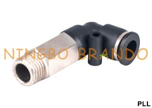 China 90 Degree PLL Pneumatic Hose Fittings Lengthened Elbow Male on sale
