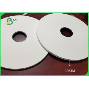 26gsm / 28gsm White Color Cigarette Paper Width 30mm 32mm No Harm To Human