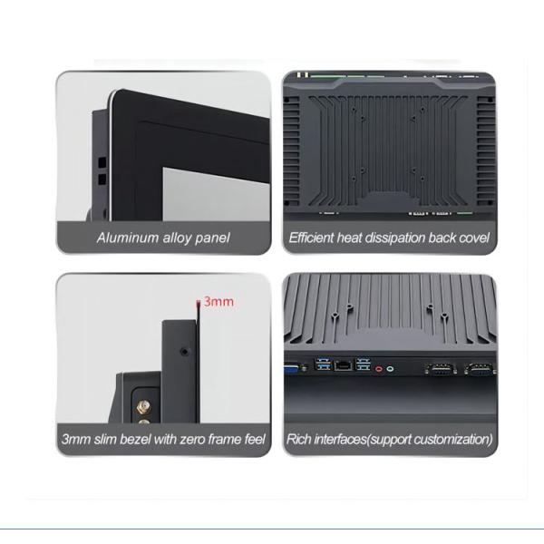 Rugged Food Ordering Kiosk Machine Interactive Touch Screen Android 11 IP65 Rating