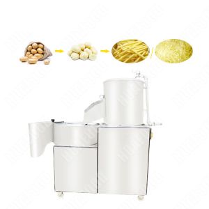 fully automatic potato peeler washing machine french fry potato slicer cutter