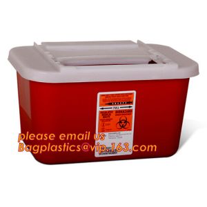 Plastic Disposable Medical Sharps Containers, Kenya safety box for needle