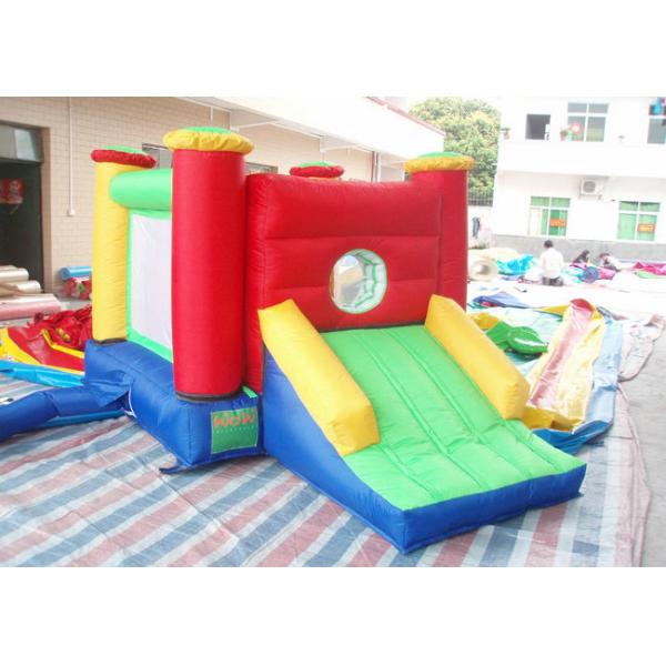 Kids Backyard Fun World Inflatable Jumping Castle Commercial Grade For Playground