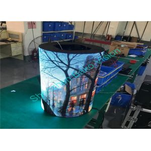 Customized Soft Rubber Module Bendable Flexible LED Display Moving Video Wall