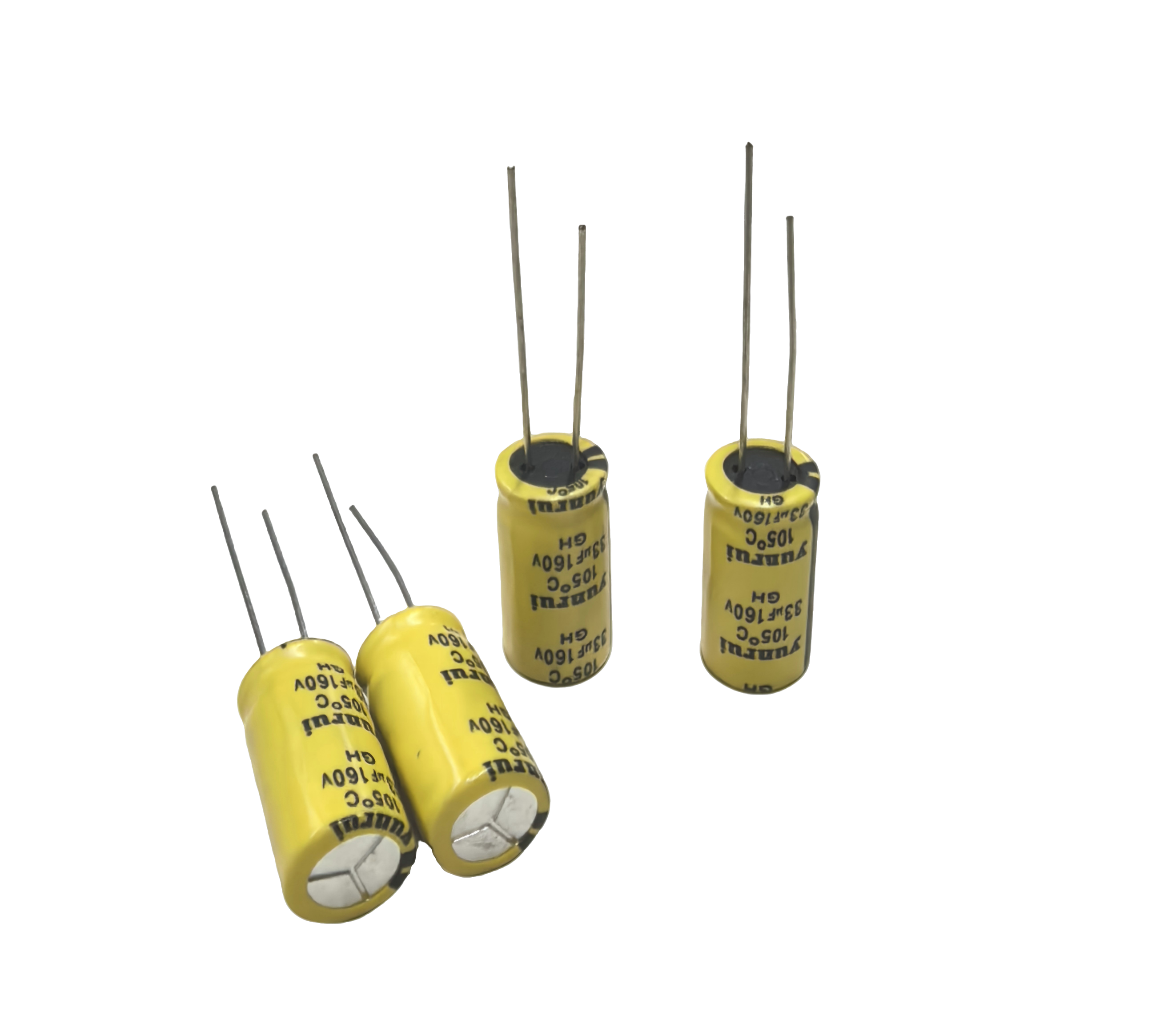 33UF 160V Low ESR Radial Lead Aluminum Electrolytic Capacitor for High