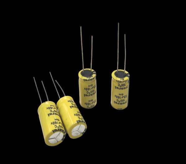 33UF 160V Low ESR Radial Lead Aluminum Electrolytic Capacitor for High