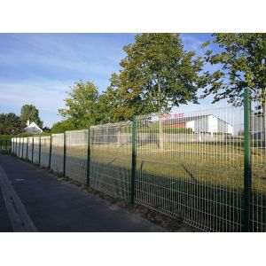 Curvy Perimeter Metal 3D Curved Welded Garden Wire Mesh Fence