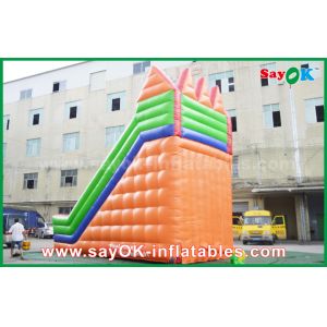 Inflatable Slippery Slide Safety PVC Tarpaulin Inflatable Bouncer Slide Yellow /