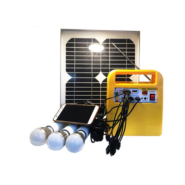 Small Solar Powered Lantern Lights 3pcs LED Bulbs E27 Light Holder With Music