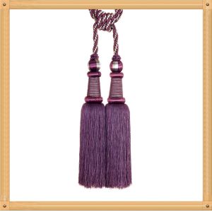 2016 Newest design curtain tassel tieback
