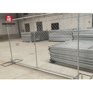 6x12 40mm Portable Chain Link Fence Panels Galvanized