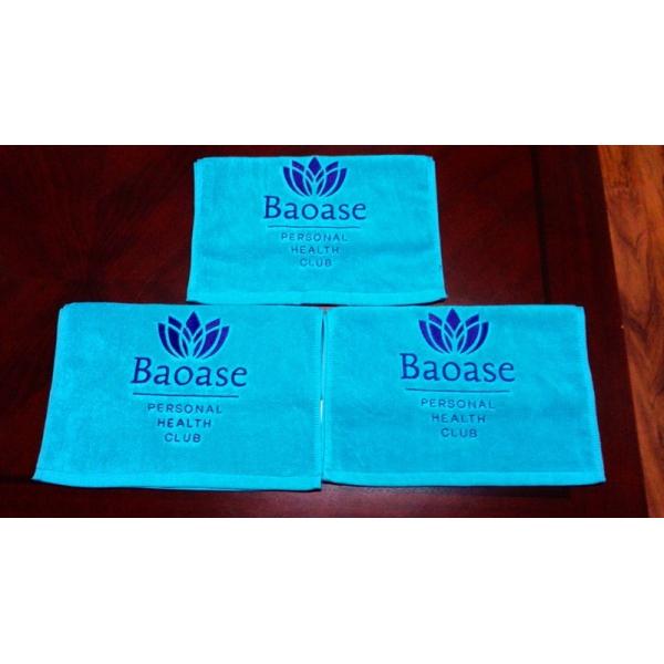 Low MOQ gym towel with embroidery logo