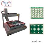 LCD Digital Display Desktop Pcb Router Machine With Robust Frame