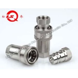SS316 Stainless Steel Hydraulic Quick Coupling with Temperature Range -20ºC to