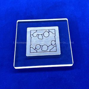CNC High Precision Production High Purity 99.99% Quartz Drilled Plates Quartz