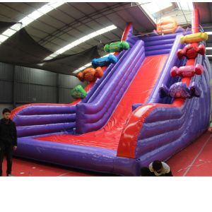 Wholesale PVC Accessory Packing Bag Included Design Giant Dry Inflatable Bouncer Slide For Kids from china suppliers